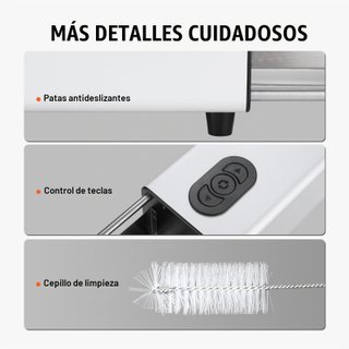 VEVOR cortadora eléctrica patatas acero inoxidable