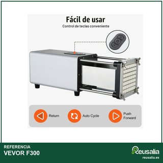 VEVOR cortadora eléctrica patatas acero inoxidable