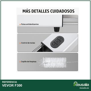 VEVOR cortadora eléctrica patatas acero inoxidable