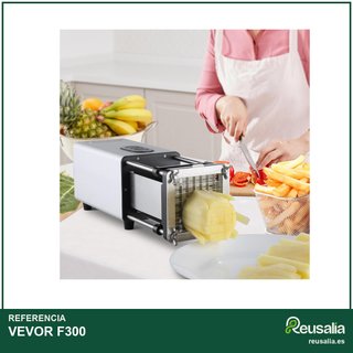VEVOR cortadora eléctrica patatas acero inoxidable