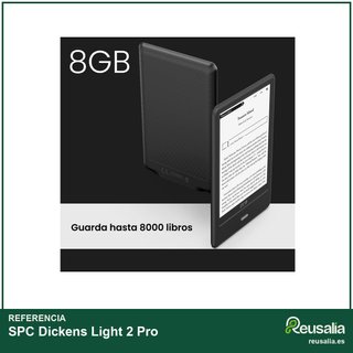 SPC Dickens Light 2 Pro libro electrónico táctil