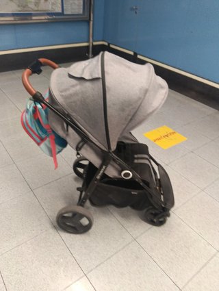 Silla de paseo gris