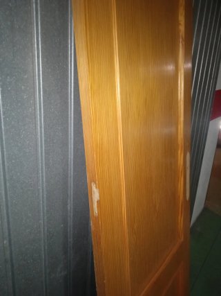 Puerta de madera de paso a derechas 201x71.5x 3.5