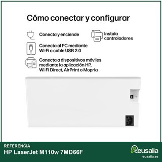 HP LaserJet M110w impresora láser wifi