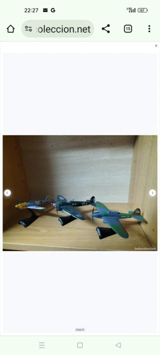 Aviones en Combate Colección Antigua