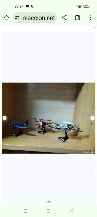 Aviones en Combate Colección Antigua