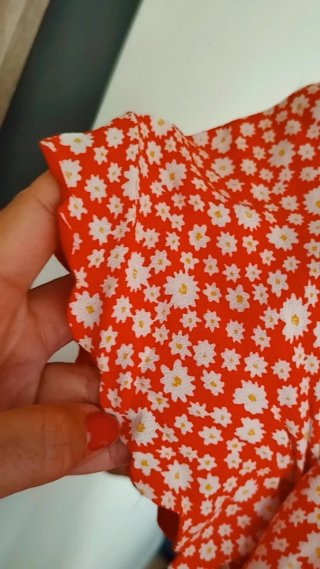 Vestido corto estampado floral Sezane