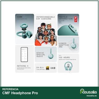 CMF Headphone Pro auriculares bluetooth over-ear