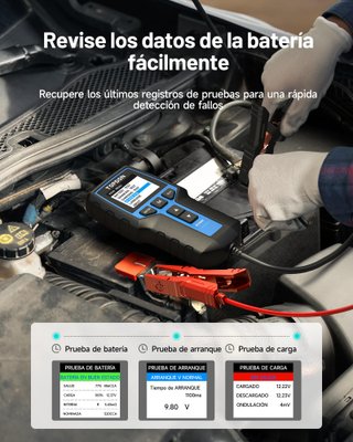 TOPDON BT200 test batería 12V-24V 100-2000CCA