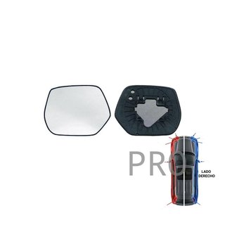 Cristal+Base Convexo - Derecho - Honda CR-V III (2007 en adelante)