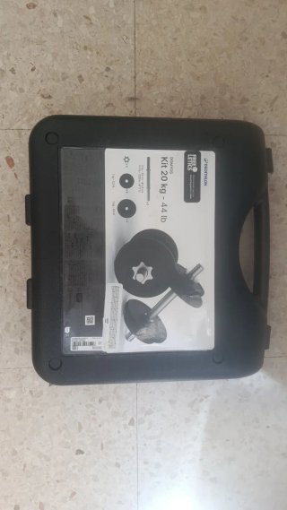 Maletín de pesas DOMYOS 20 kg