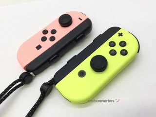 pack joy con nintendo joycon amarillo/rosa