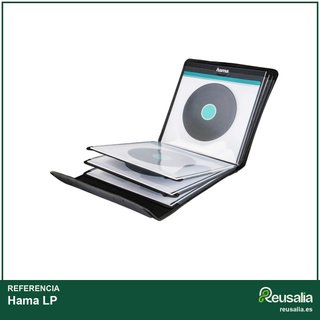 Hama LP maletín aluminio para 50 vinilos