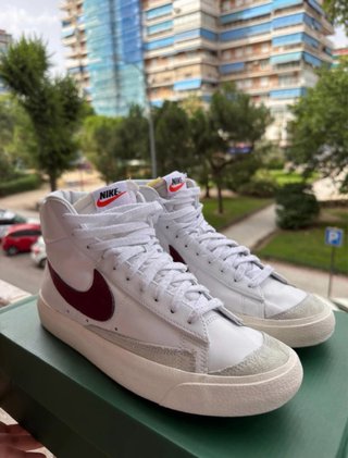 Zapatillas Nike Blazer Mid Blancas/Rojas