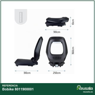 Bobike 8011900001 silla bicicleta trasera MIK-HD