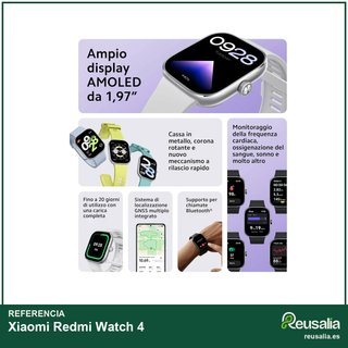 Xiaomi Redmi Watch 4 pantalla AMOLED llamadas