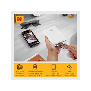 KODAK Step B08C72V1LB impresora fotos adhesivas