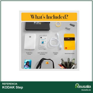 KODAK Step B08C72V1LB impresora fotos adhesivas