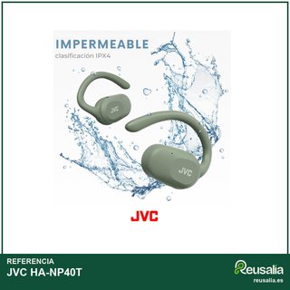 JVC HA-NP40T auriculares bluetooth deporte verde