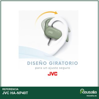 JVC HA-NP40T auriculares bluetooth deporte verde