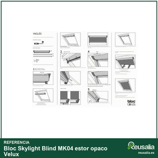 Bloc Skylight Blind MK04 estor opaco Velux