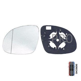 Cristal+Base Convexo - Derecho - Seat Alhambra (2010 en adelante)