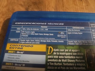 Alicia en el País de las Maravillas Blu-ray 3D