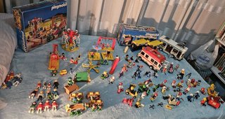 Lote Playmobil Vintage: Astronauta, Buzo, Pescador