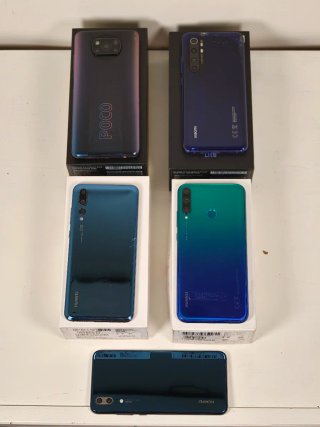 OPORTUNIDAD! Set 5 Móviles Huawei, Xiaomi, POCO