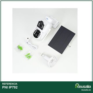 PNI Cámara videovigilancia IP792 doble lente