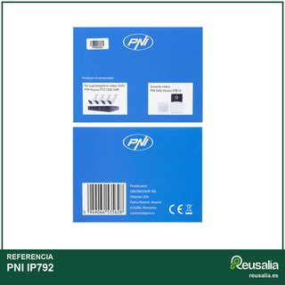 PNI Cámara videovigilancia IP792 doble lente