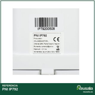 PNI Cámara videovigilancia IP792 doble lente