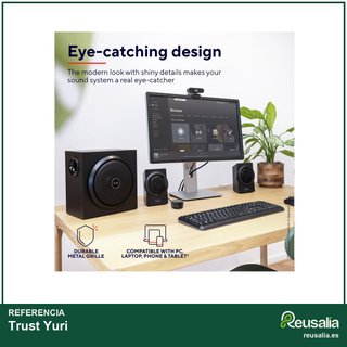 Trust Yuri altavoces PC gaming 2.1 120W
