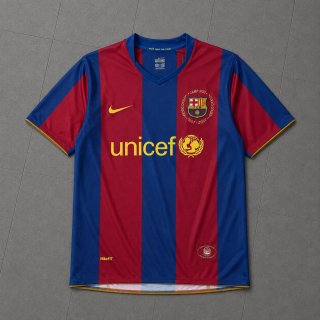 Camiseta Barça 07/08 Xavi 6 Retro