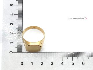 sello oro 18k con circonita
