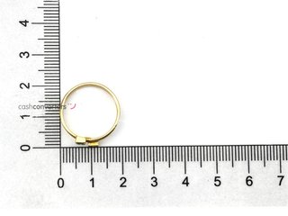 anillo oro 18k con piedra con diamante,esmeralda