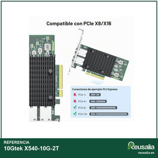 10Gtek X540-10G-2T 10GB tarjeta red dual RJ45
