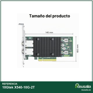10Gtek X540-10G-2T 10GB tarjeta red dual RJ45