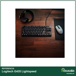 Logitech G435 Lightspeed auriculares gaming 165g