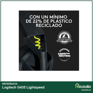 Logitech G435 Lightspeed auriculares gaming 165g