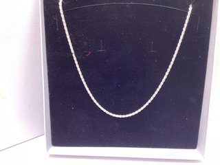 cadena plata 925mm 25cm
