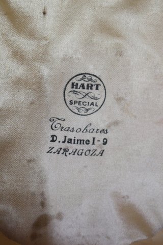 Antiguo sobrero de copa, chistera Hart Special. s.XIX o pp. s.XX.