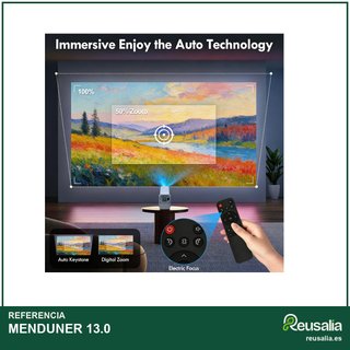 MENDUNER 13.0 proyector portátil WiFi 6 4K 200lm