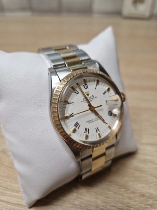 Rolex Oyster Perpetual Date 34mm Gelbgold 18 Karat
