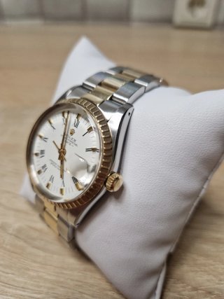 Rolex Oyster Perpetual Date 34mm Gelbgold 18 Karat