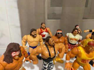 Lote Figuras WWF Lucha Libre Vintage
