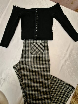 Conjunto lote Y2K Vintage: Camisa y Pantalón