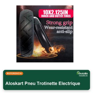 Aloskart rueda 10 pulgadas patinete Xiaomi
