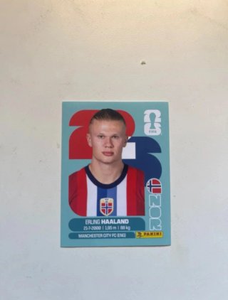 Cromo Erling Haaland del Mundial FIFA 2026