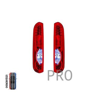 Piloto Trasero Sin Portalámparas Blanco Rojo - Izquierdo - Nissan PRIMASTAR (2006 en adelante)